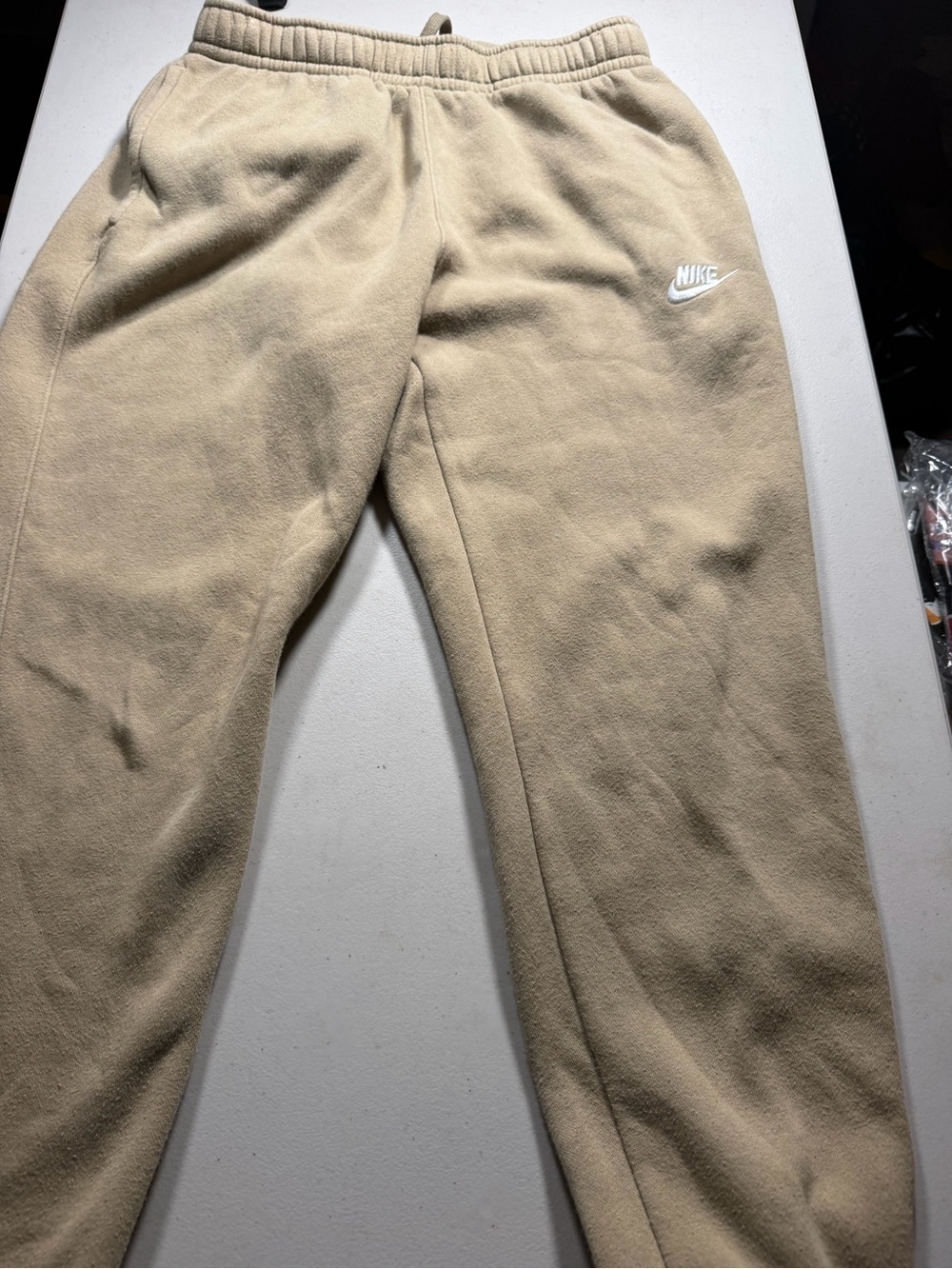 Nike Mens Tan Fleece Joggers